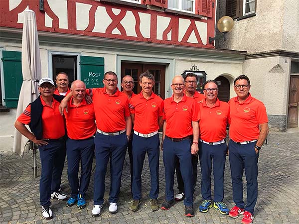 Herren AK50 Mannschaft des Golfclub Kaiserhöhe